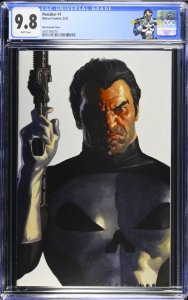 PUNISHER #1 CGC 9.8 ? ALEX ROSS TIMELESS VIRGIN VARIANT CUSTOM PUNISHER LABEL