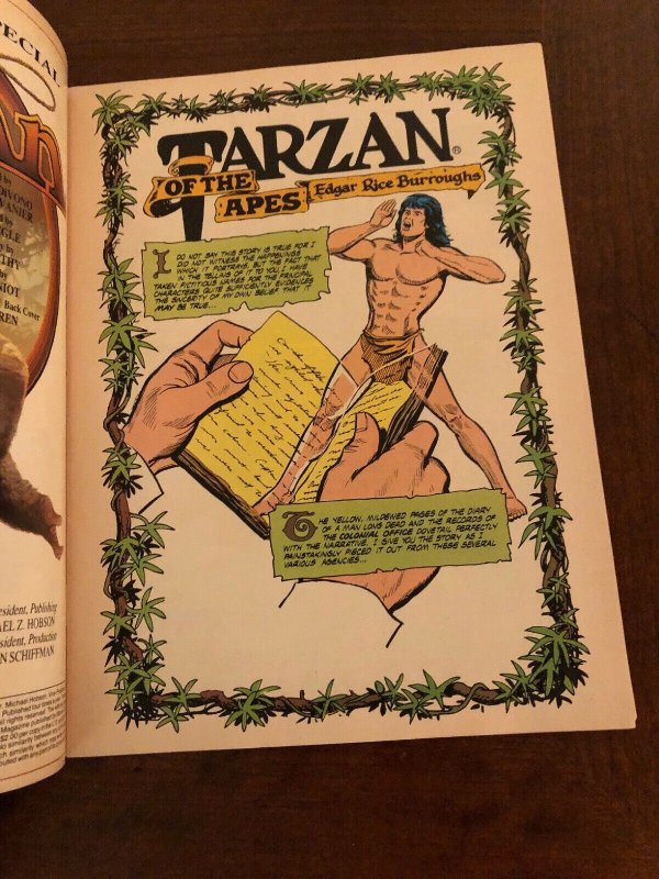 MARVEL SUPER SPECIAL TARZAN #29 in 1983 magazine comic white pages 