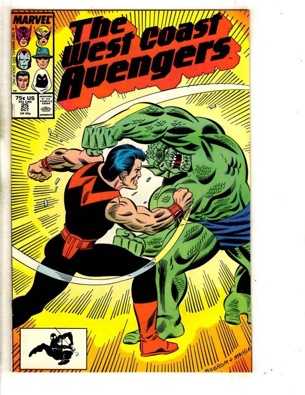 10 West Coast Avengers Marvel Comic Books # 21 22 23 24 25 26 27 28 29 30 CR42