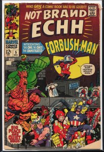 Not Brand Echh #5 (1967) Forbush-Man [Key Issue]