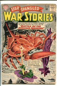 STAR SPANGLED WAR STORIES #107-1963-DC-DINOSAURS-SUBMARINE-vg
