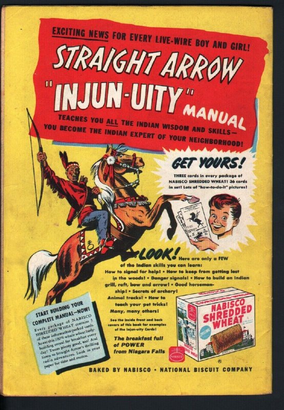 STRAIGHT ARROW #2-RED HAWK BY POWELL-1950-ME COMICS 