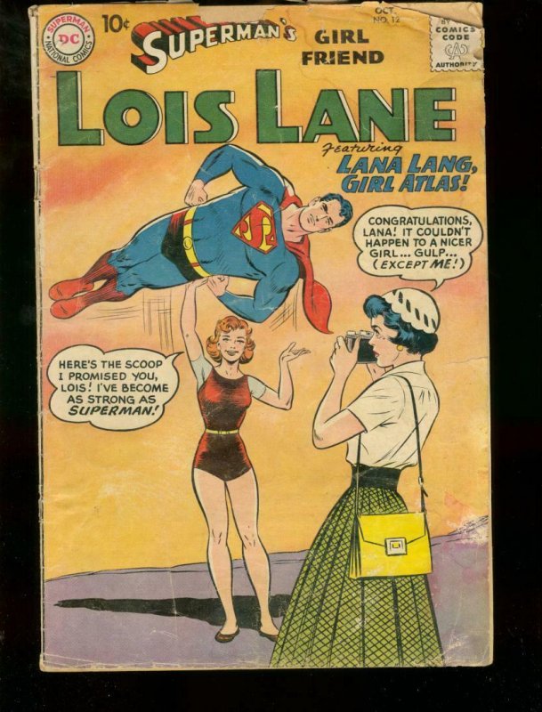 SUPERMAN'S GIRL FRIEND LOIS LANE #12 DC COMICS LANA LAN FR