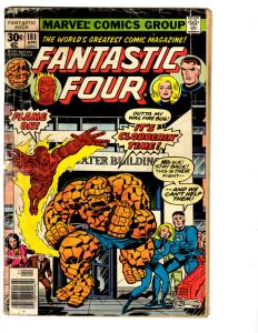 3 Fantastic Four Marvel Comic Books # 179 180 181 Human Torch Thing BH12