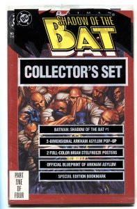 BATMAN: SHADOW OF THE BAT #1-comic book Arkham Asylum blueprint/pop-up