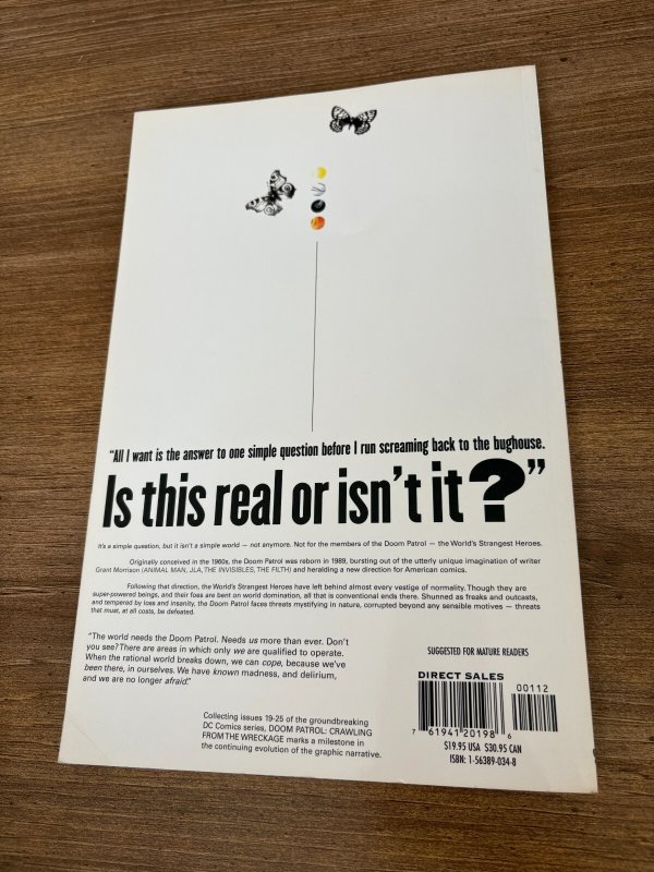 Crawling From The Wreckage Vol 1 Doom Patrol TPB Graphic Novel Comic Book 7 J379