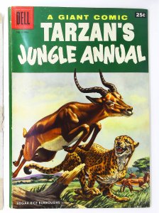Dell Giant Comics: Tarzan's Jungle Annual   #5, Fine (Actual scan)