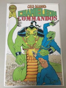 COLD BLOODED CHAMELEON COMMANDOS #3, VF+, Blackthorne 1986 more Indies in store