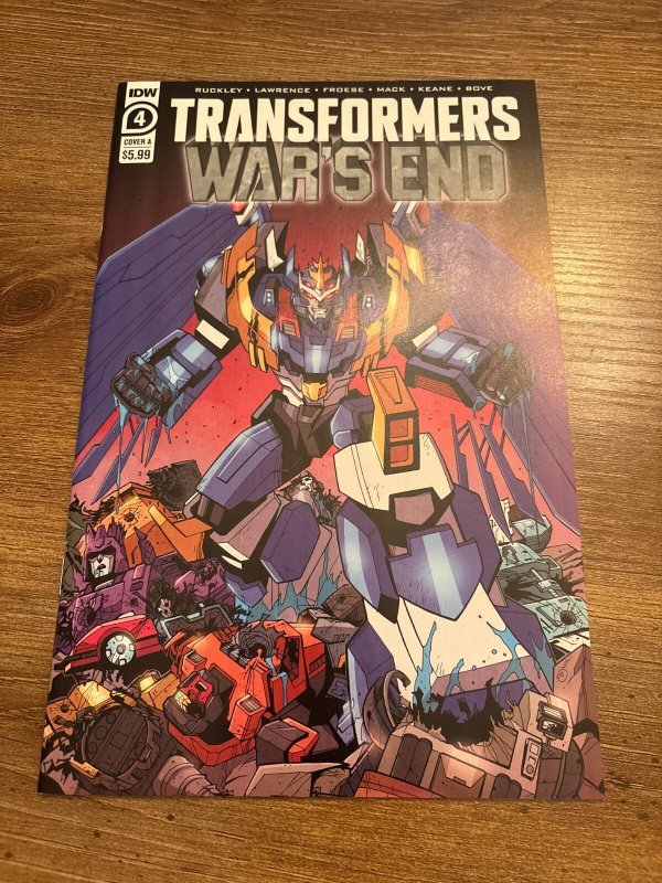 Lot Of 4 Transformers War's End IDW Comic Books # 1 2 3 4 NM 1st Prints 10 J430