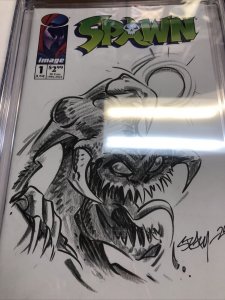 30th Anniversary Spawn (2022) # 1 (CGC 9.8 SS) Signed & Sketch Ken Steacy •Blank
