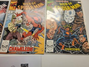 3 Marvel Comics Books Web of Spider-Man #53 54 55 75 SM4