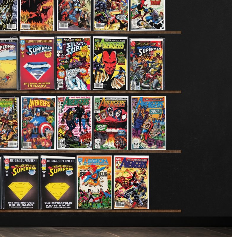 Huge Lot 130+ Comics with The Avengers, Avengers, Superman & More!