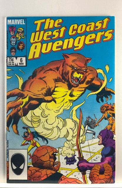 West Coast Avengers #6 Direct Edition (1986)