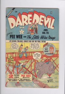 Daredevil Comics # 70  Very Good (VG)  (1949)  Great Golden Age Issue