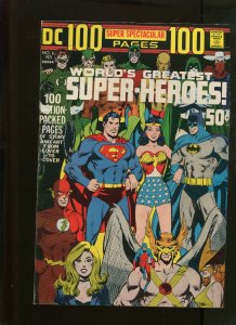 DC 100 PAGE SUPER SPECTACULAR #6 (7.5) WORLDS GREATEST SUPER HEROES NEAL ADAMS!