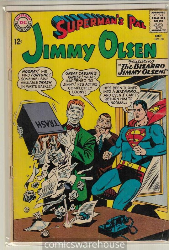 SUPERMAN'S PAL JIMMY OLSEN (1954 DC) #80 VG+ -03848