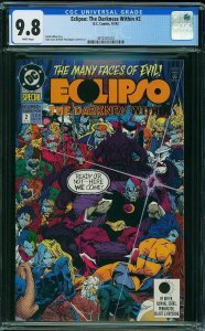 Eclipso: The Darkness Within #2 (1992) CGC 9.8 NM/MT