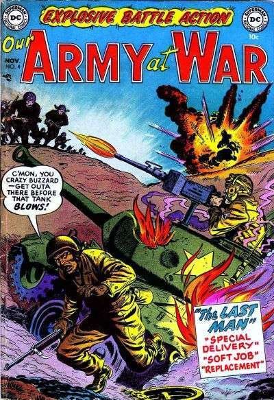 Our Army at War (1952 series) #4, VF- (Stock photo)