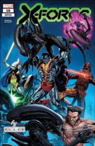 X-Force (2020) 16-B Salvador Larroca Marvel vs Alien Cover VF/NM