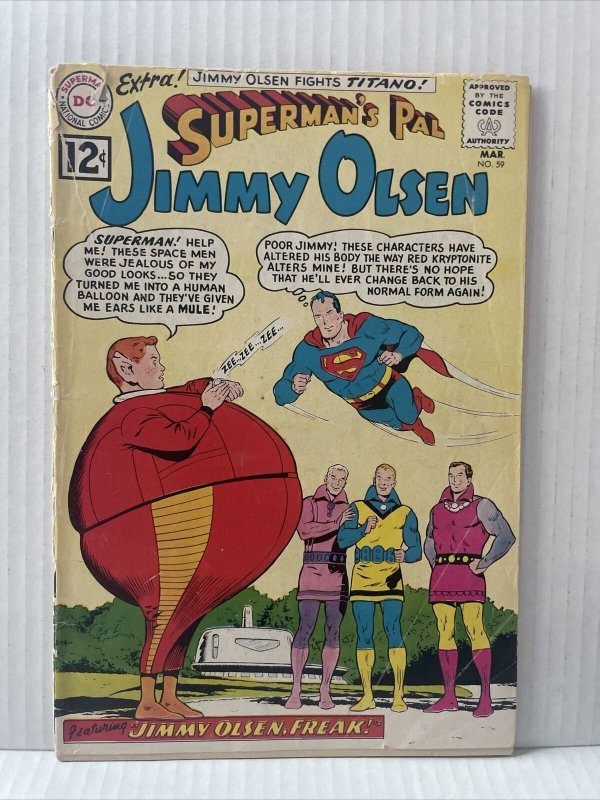 Superman's Pal Jimmy Olsen #59 FAIR 