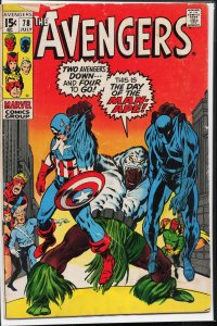 The Avengers #78 (1970) The Avengers