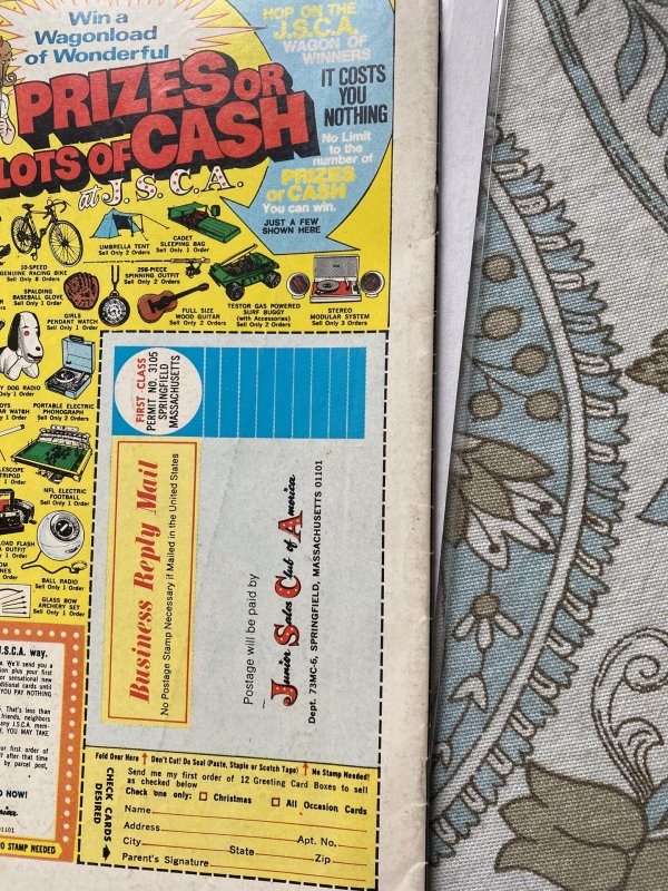 The Amazing Spider-Man #124 (1973) 1st man wolf med grade