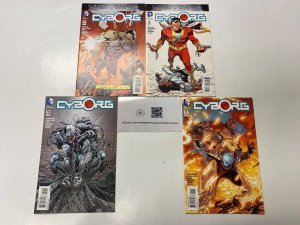 4 Cyborg DC comic book #8 9 10 11 74 KM10
