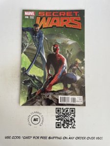 Secret Wars # 6 NM 1st Print Variant Cover Comic Book Spider-Man X-Men 15 MS11