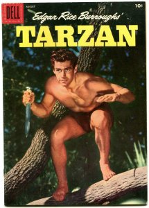 Tarzan Comics #83 1956- Gordon Scott photo cover- Dell Comics VF-