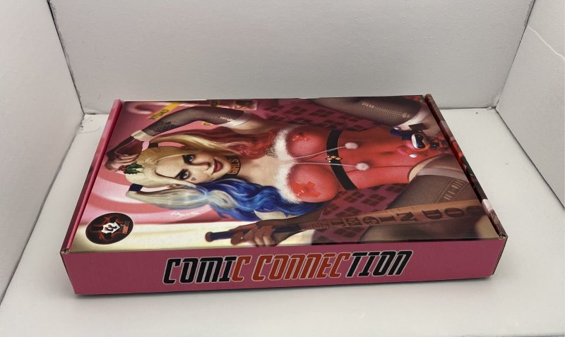 POWER HOUR #1 HARLEY QUINN SHIKARII COSPLAY CHROME EDITION 5 BOOK COLLECTORS BOX