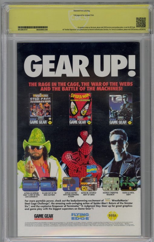 Jason Goes to Hell Final Friday #1 1993 Topps CBCS 8.0 Signed Kane Hodder