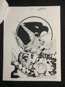 2000 LEGEND OF THE HAWKMAN #1 DC Comics 26pg B&W Advance FN+ 6.5 Michael Lark