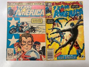 4 MARVEL comic books Team America #7 12 Bill Ted #5 Dynatron City #5 17 KM15