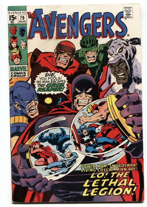 THE AVENGERS #79 1970 BLACK PANTHER CAPTAIN AMERICA VG+