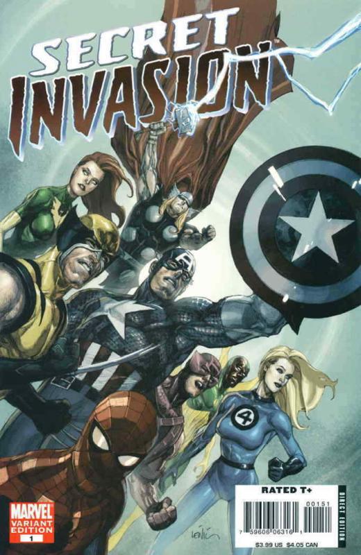 Secret Invasion #1C VF/NM; Marvel | save on shipping - details inside