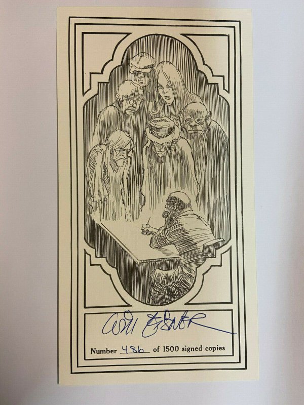 WILL EISNER READER HARDCOVER GRAPHIC NOVEL SIGNED