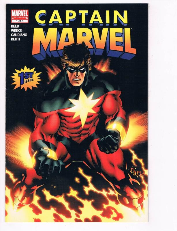 Captain Marvel # 1 Of 5 NM Marvel Comic Book Limited Series Avengers Thor S80