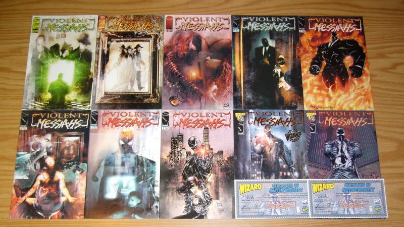 Violent Messiahs #½ & 1-12 VF/NM complete series + genesis + (7) variants - set