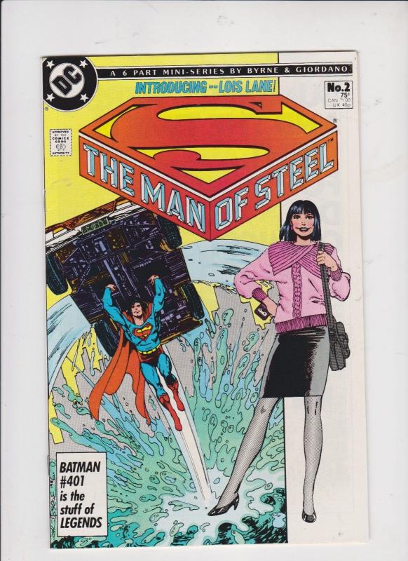 SUPERMAN THE MAN OF STEEL LOT OT 7  V1 #1 THRU 6 + COLLECTORS EDITION 1986