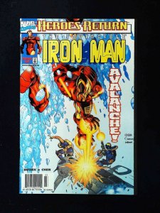Iron Man #2 (3Rd Series) Marvel Comics 1998 Vf/Nm Newsstand