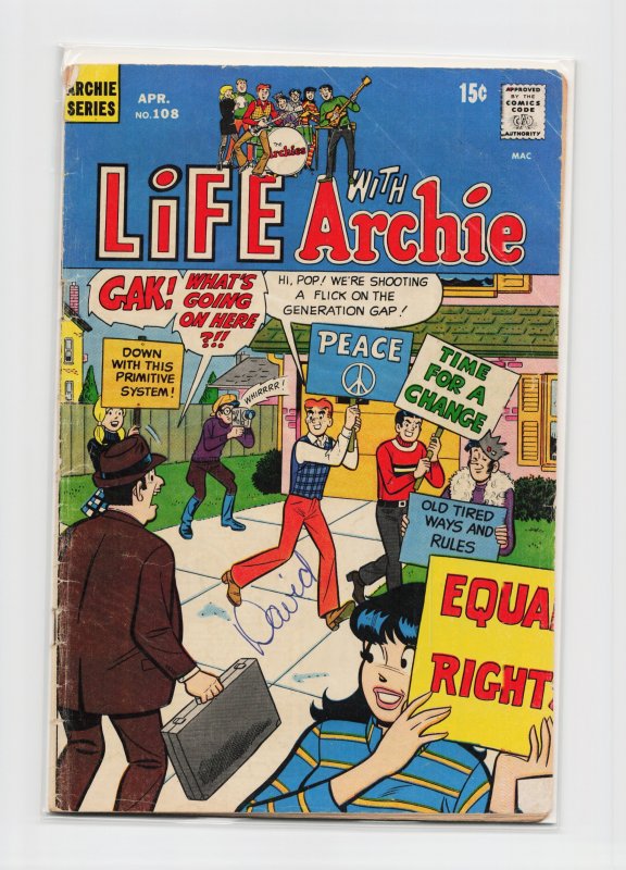 Life with Archie #108 (1971) Fred Andrews