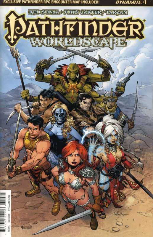 Pathfinder: Worldscape #1A VF ; Dynamite | Red Sonja