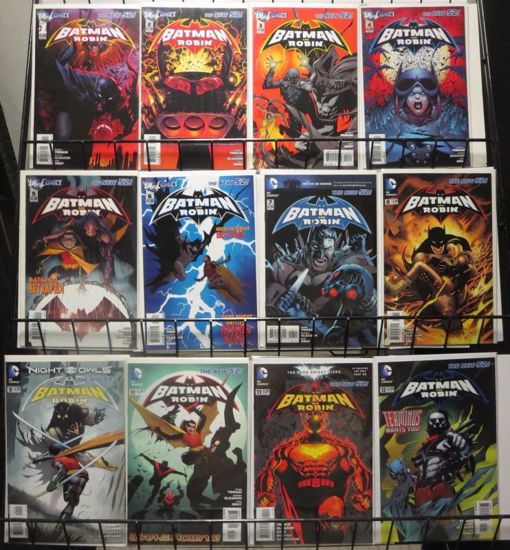 BATMAN AND ROBIN (New 52) #1-14, 16-22 | Lot of 21 DC Comics books (2011-13) VF+