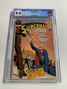 Superman 250 Cgc 9.4 Ow/w Pages Dc Comics Bronze Age