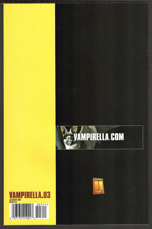 Vampirella #3  ( 2001, Harris)  9.2 NM-