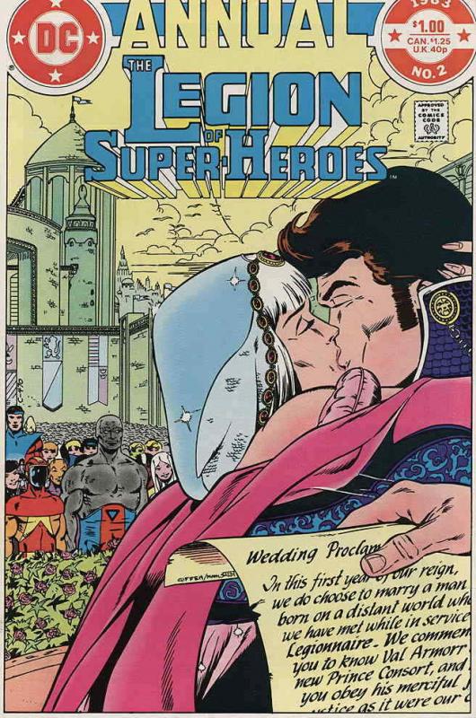 Legion of Super-Heroes, The (2nd Series) Annual #2 VF/NM; DC | save on shipping