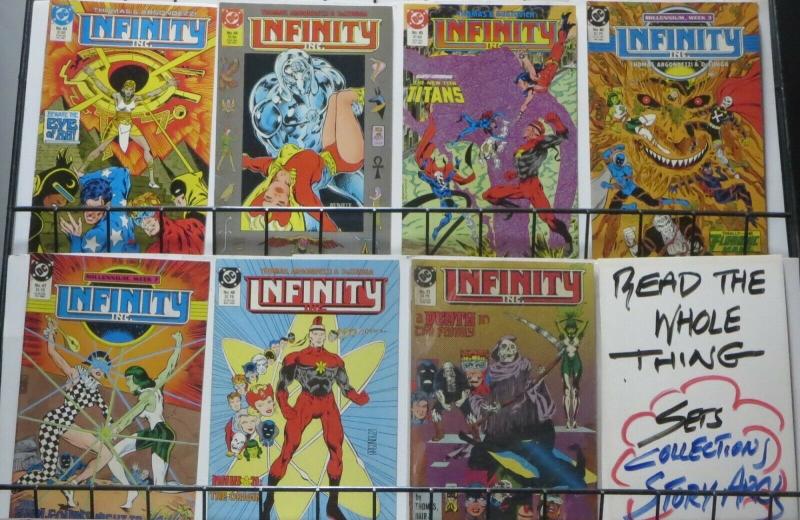 INFINITY INC COLLECTION! 39 issues F-VF Todd McFarlane! Roy Thomas! Kids of JSA!