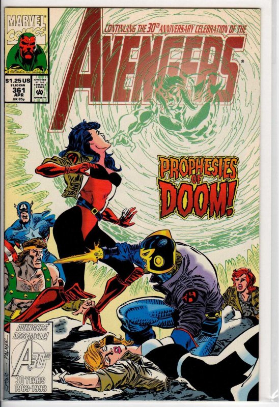 The Avengers #361 Direct Edition (1993) 9.4 NM