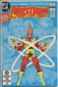 FireStorm #1 ~ The Fury Of FireStorm , Signed By Pat Broderick!~ (Grade 9.2) WH 