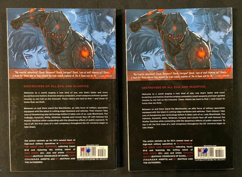 2 TPB LOT BLACKHAWKS VOLUME ONE (2 COPIES) NEW 52 VF/NM